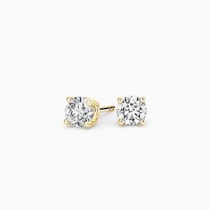 14k Gold Diamond Studs